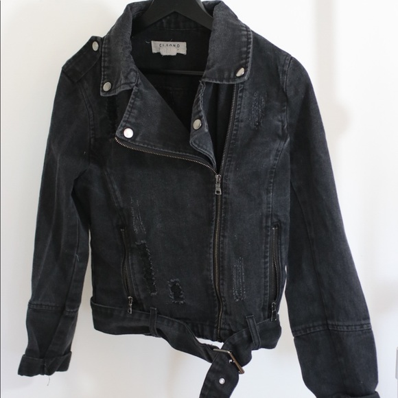 Ci Sono Denim Moto Jacket 